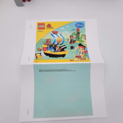 LEGO Duplo Jake's Pirate Ship Bucky Retired 10514 - Complete except 1 Cannonball - Picture 2 of 19