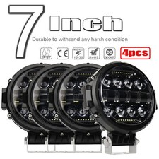 4x Round 7 Inch Led Work Light Offroad Atv 4wd Suv Driving Bumper Fog Pods 4x Round 7 Inch Led Work Light Offroad Atv 4wd Suv Driving Bumper Fog Pods