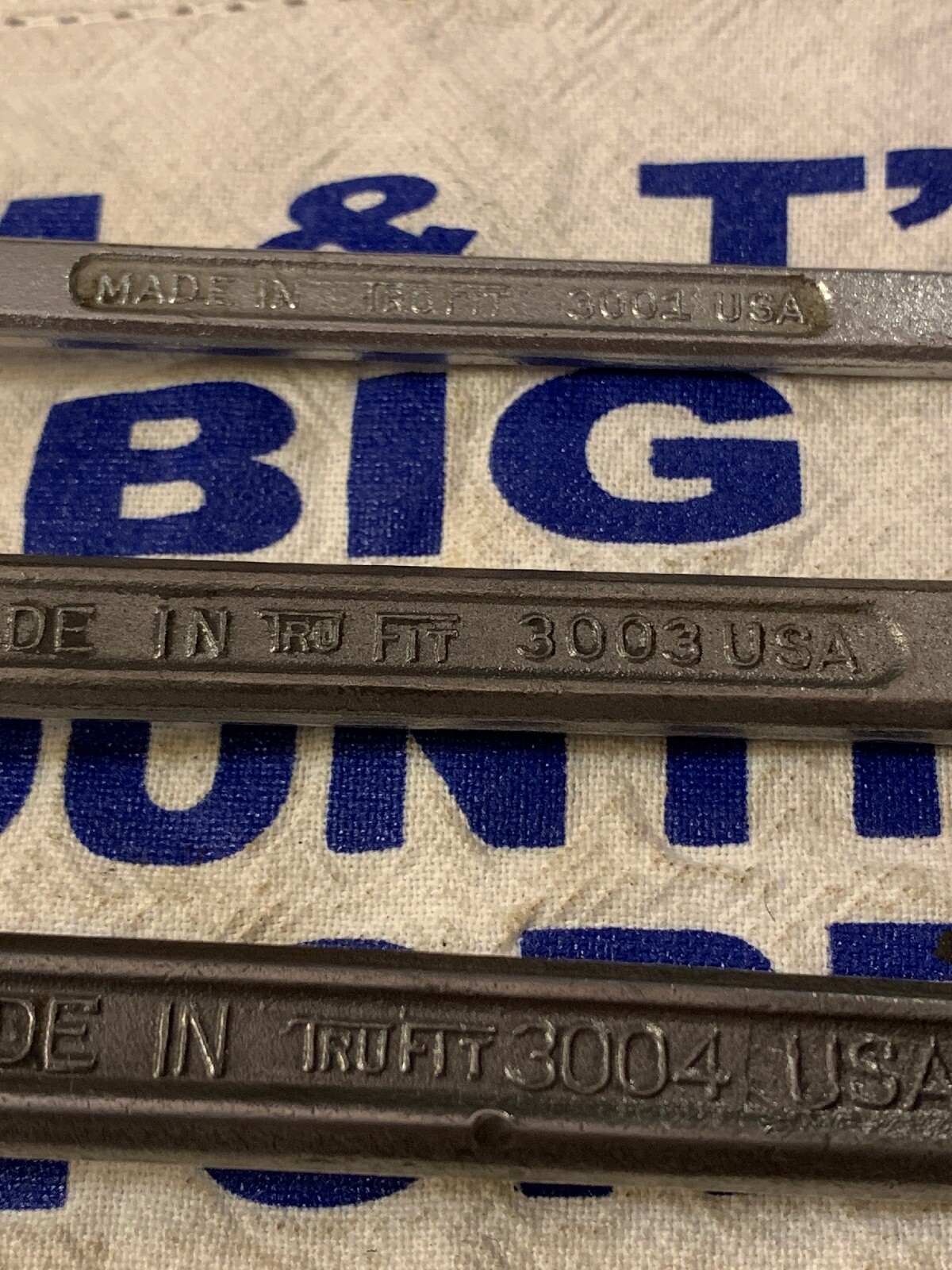 Tru Fit 4pc 12 Point Deep Offset Box Wrench Set Made in USA