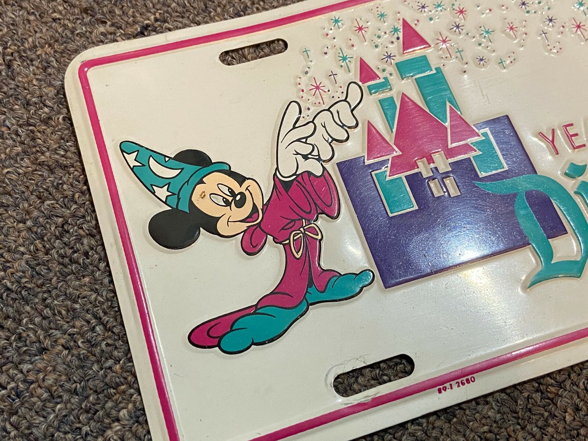 35 Years of Magic Anniversary Disneyland Souvenir License