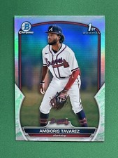 2023 Bowman - AMBIORIS TAVAREZ - 1ST BOWMAN - CHROME PROSPECTS - LUNAR GLOW - #B