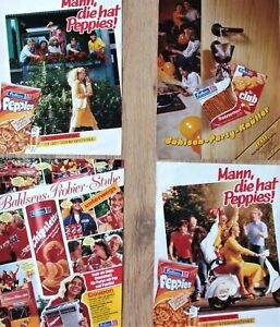 4 Bahlsen Werbung Seiten 70er 80er Jahre Sammlung Collection Peppies Chipsletten Ebay