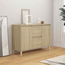New Cabinet Buffet Highboard Sideboard Cupboard Storage Engineered Wood vidaXL