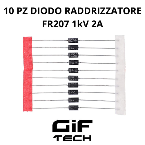 10 Pezzi Diodi Raddrizzatori Veloce LL4148 SMD - 100V 2A Per Circuiti Alta Frequenza - Foto 5