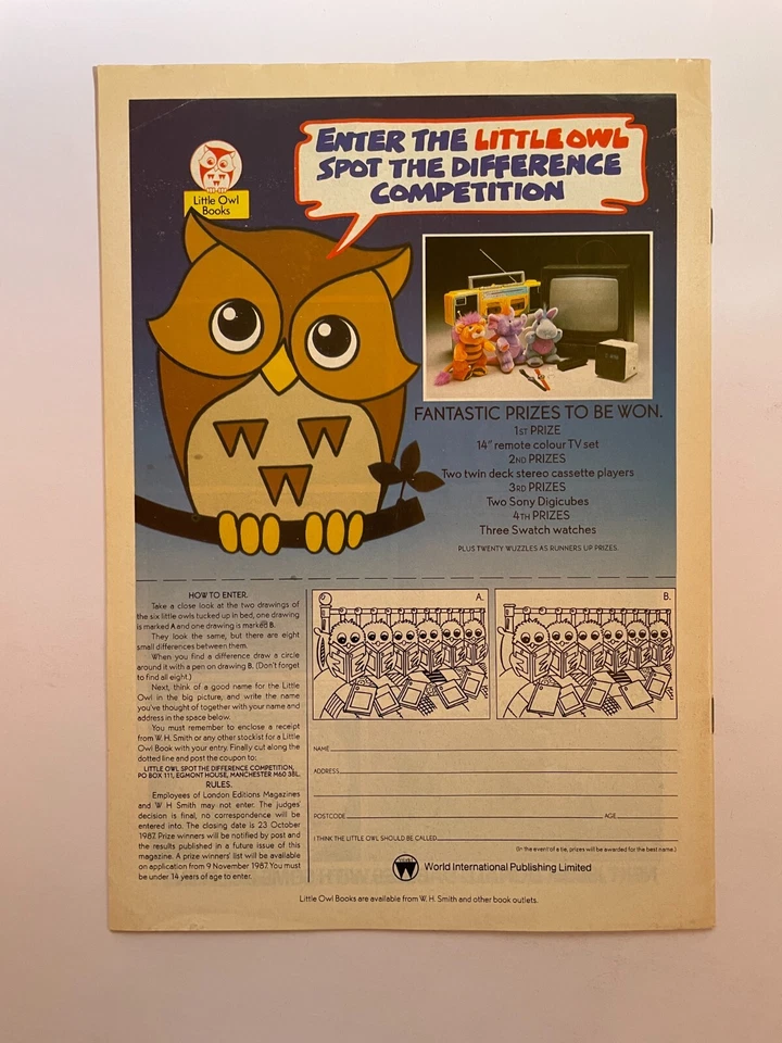 DONALD DUCK #1 LONDON EDITIONS 1987 VF+ Walt Disney Comics in Full Color! - Image 2 of 3