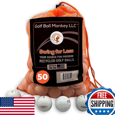 #ad #ad Golf Ball Monkey Cheap Recycled For Titleist Golf Balls Bulk Mix White W Mesh $80.18