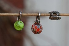 Trollbeads 2 Anhänger Frühling und Herbstmagie, Silberbead Schildkröten