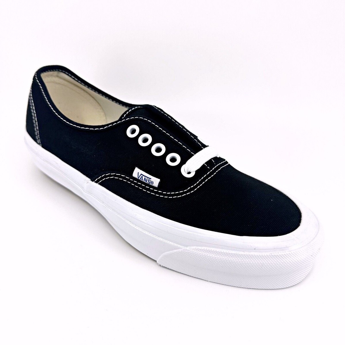 Vans Vault OG Authentic LX (Canvas) Black True White Womens