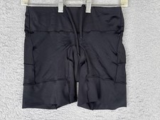 ZOOT Padded Cycling Bike Shorts Chamois Mesh Pockets Drawstring Black Nylon