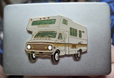 Belt Buckle 1970's Metal Winnebago RV