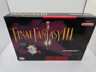 Final Fantasy III (Nintendo SNES, 1994) CIB