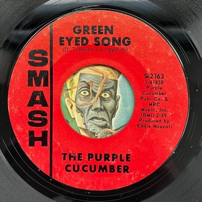 HEAR Purple Cucumber 45 Green Eyed Song / Some Kind Of Magic garage psych