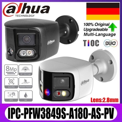 Dahua IPC-PFW3849S-A180-AS-PV 8MP Panorama PoE IP Kamera SMD TiOC 2-Wege Audio