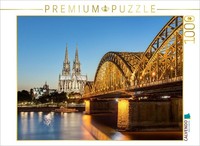 Calvendo Puzzle Cologne Cathedral And The Hohenzollern Bridge | 1000 Pieces, Fin
