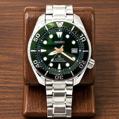 Seiko Prospex SBDC081 Sumo Automatic Diver 200m Green Dial Herrenuhr