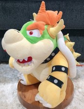 Nintendo Super Mario Bowser Plush 16  Missing Eyebrow from Mario  s Fireball New
