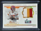 PATRICK MAHOMES II 2022 PANINI FLAWLESS #SBS-PM SUPER BOWL SWATCHES PATCH 18/25