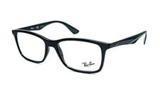 Ray Ban RB 7047 2000 Black size 56/17/145 Eyeglasses