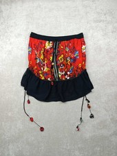 Jean Paul Gaultier Femme vintage rayon silk flora mini skirt