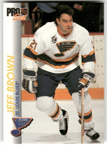 1992 Pro Set Jeff Brown #158 card