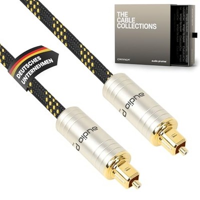 audio pirates TOSLINK optisch Kabel SPDIF OD: 5.0mm Japan Fibre U