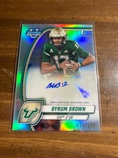 Byrum Brown 2024 Bowman U Chrome 1st Bowman Refractor Auto /299 AUBURN PA-BBR