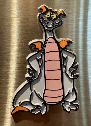 VINTAGE 1982 Walt Disney EPCOT CENTER Figur Drache PVC Kühlschrankmagnet Souvenir