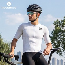 ROCKBROS Men s Cycling Jersey,Short Sleeve Bike Cycle Tops Quick Dry Breathable
