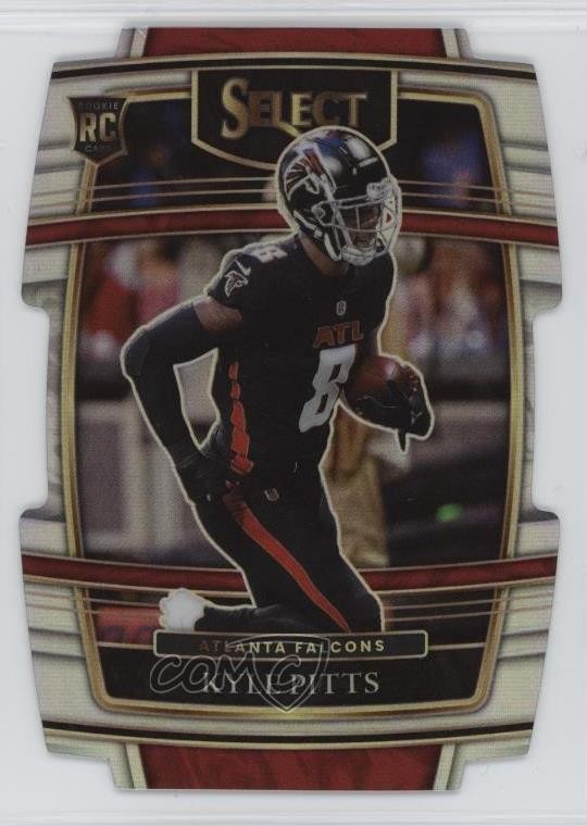 2021 Panini Select Concourse Silver Prizm Die-Cut Kyle Pitts #46 0fp5