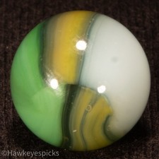 Vitro Agate TIGER EYE Marble 5/8 Mint Hawkeyespicks sg
