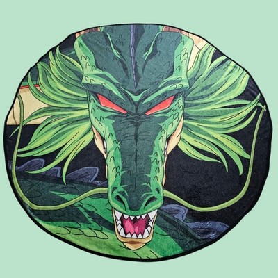 Dragon Ball Z Shenron Round Circle Fleece Blanket Throw 60'' Hot Topic Just Funky