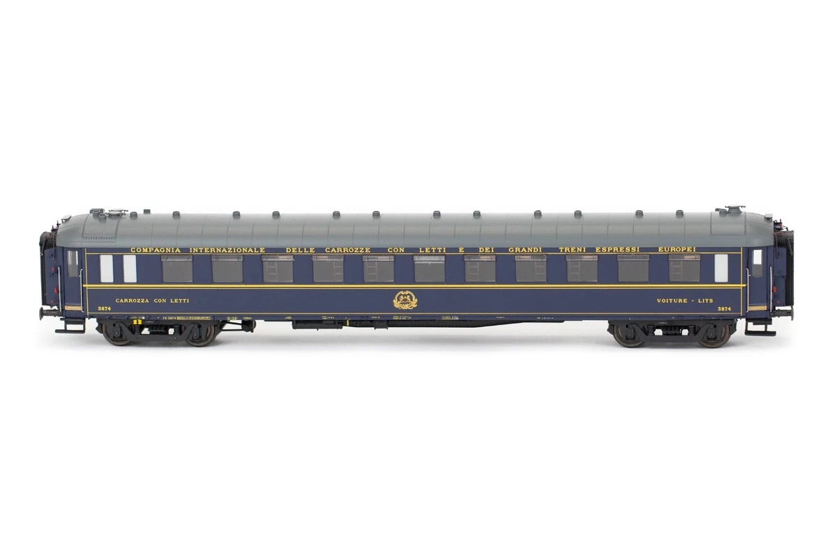 Voiture WL STU CIWL époque IV - LS Models 49321 - 1/87 HO - Bleu Livrée 1968 - Éclairée