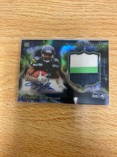 2015 Topps Platinum RC Black Refract /125 Tyler Lockett RPA 3 Color Patch Auto