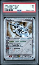 Steelix EX Holo Foil PSA 1 Unseen Forces 109/115 2005 Pokemon on eBay