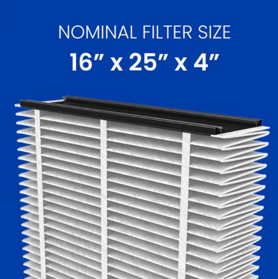 Aprilaire 413 (2-Pack) - 16x25x4 MERV 13 Healthy Home Air Filter