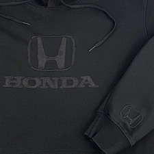 Honda Hoodie Black on Black Original Honda Logo Speedgear Authentic Racewear XL