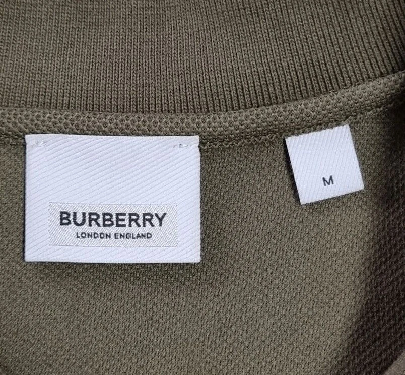Polo Burberry 22SS motivo monogramma cotone piqué 32342180