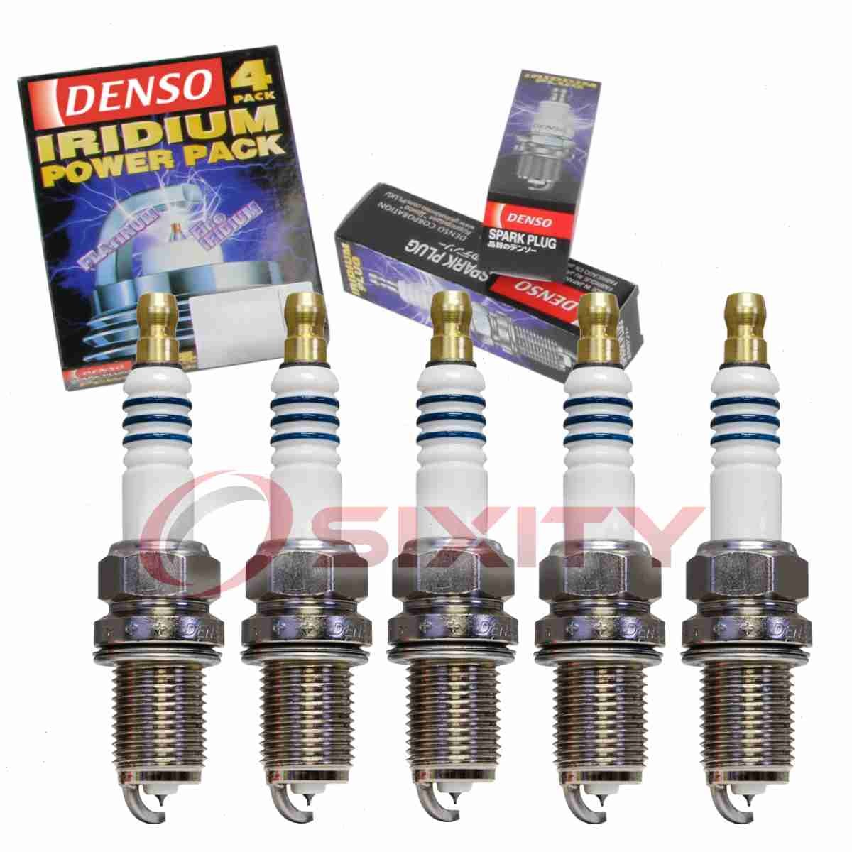5 pc Denso Iridium Power Spark Plugs for 2003 Volvo C70 2.3L L5 Ignition mr