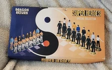 Very Rare Bruce Lee Chess Set “DRAGON RETURN” Super Heroes Collection Vintage