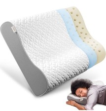 Cervical Neck Pillow Shoulder Pain - Pillow for Neck Pain Relief with Gift Pi...