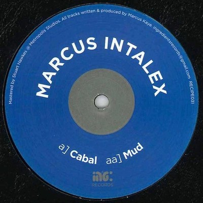 Marcus Intalex - Cabal / Mud - Vinyl Record 12 - F4593z
