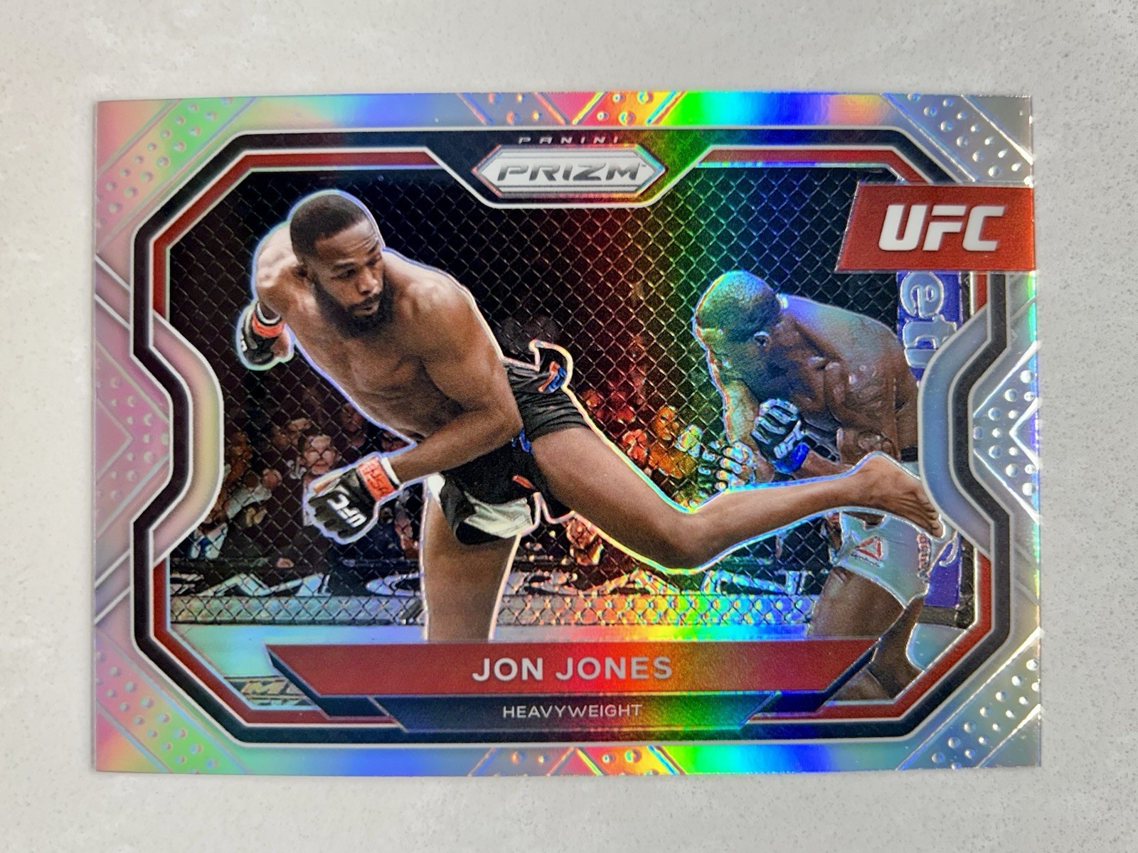 2021 Panini Prizm UFC Jon Jones Silver Prizm No.101 🔥