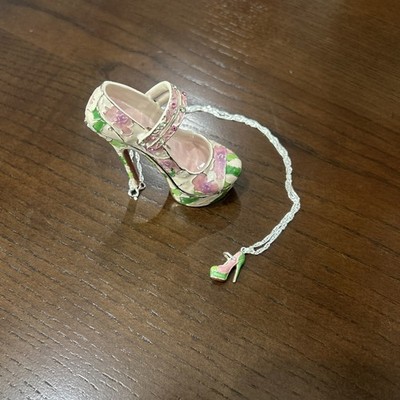 Just The Right Shoe Spring Fling  J091214 RARE WITH CHARM/JEWELRY BOX