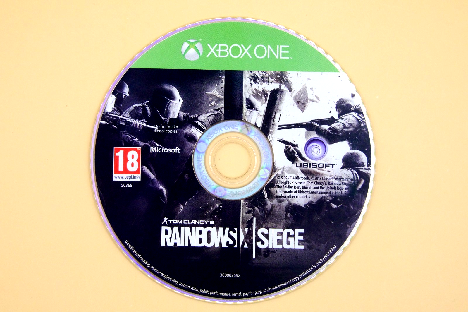 ** TOM CLANCY'S RAINBOW SIX SIEGE for XBOX ONE - DISC ONLY - FREE DELIVERY **