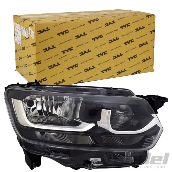TYC Halogen Hauptscheinwerfer Scheinwerfer Rechts Passend FüR Toyota Proace-image