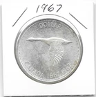1967PL CANADIAN SILVER DOLLAR (VERY NICE)