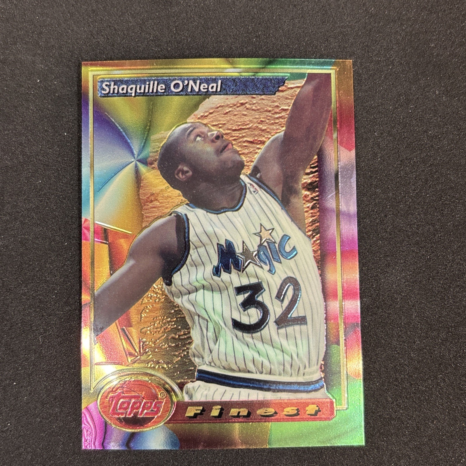 1993-94 Topps Finest Shaquille O'Neal #3 Orlando Magic Lakers 🏀 HOF
