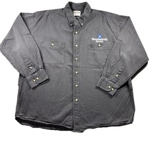 Chase GM Goodwrench Mechanic Work Shirt Button Up Long Sleeve Black XXL G243
