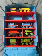 Thomas  Friends Track Master Lot of 6 Push Along Metal 2018 with carrying case
