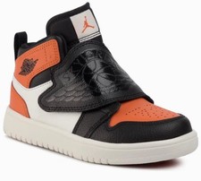 JORDAN SNEAKERS JR SKY JORDAN 1  BQ7197 008 NERO ARANCIO BIANCO